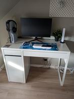 Micke buro ikea 105 x 55 wit, Huis en Inrichting, Bureaus, Ophalen of Verzenden, Zo goed als nieuw, Bureau