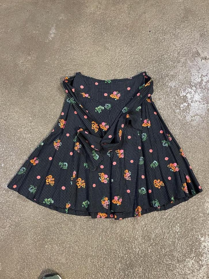 Vintage rok maat S, Kleding | Dames, Rokken, Gedragen, Maat 38/40 (M), Zwart, Onder de knie, Ophalen of Verzenden