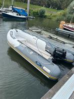 Rib met polyetser romp en 6pk suzuki 4 talt, Watersport en Boten, Ophalen of Verzenden, Zo goed als nieuw, Overige typen, Motorboot
