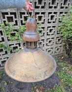 Grote koperen hanglamp, Ophalen, Gebruikt, Rond, 50 cm of meer