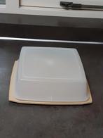 Tupperware vintage taartdoos vierkant zonder snijsporen, Ophalen of Verzenden, Schaal
