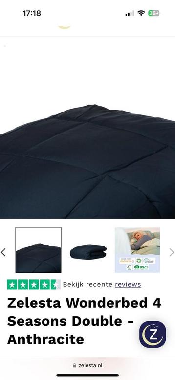 NIEUW!! Zelesta 4 seizoenen dekbed (wonderbed) 200*240 beschikbaar voor biedingen