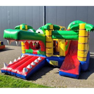 Krokodil Multiplay Springkussen te huur beschikbaar voor biedingen