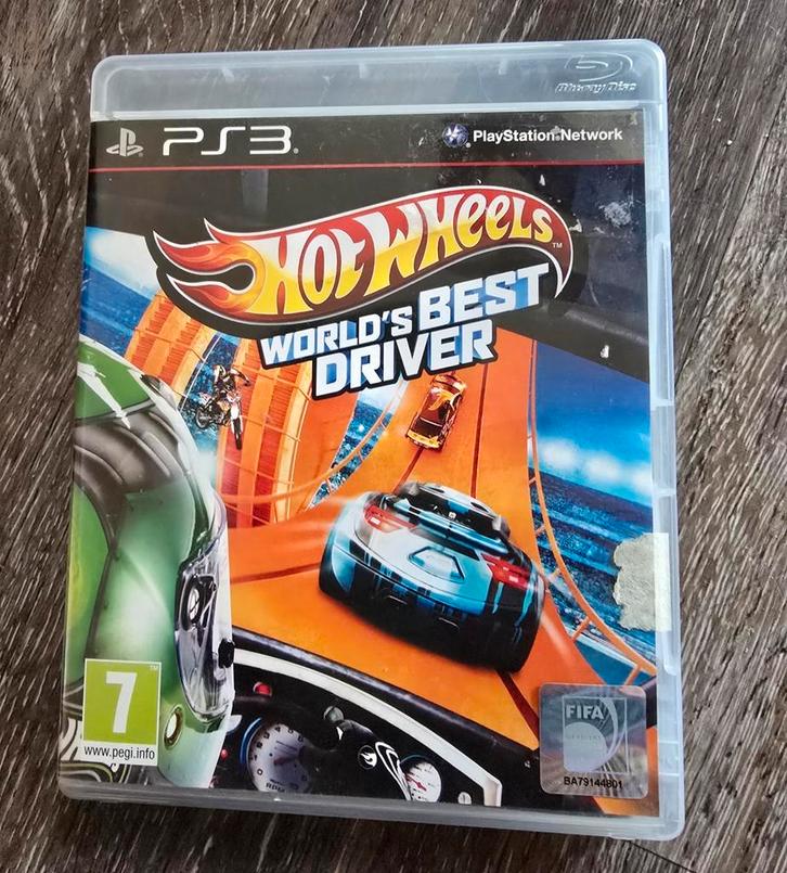 Hotwheels World's best driver voor PS3, Spelcomputers en Games, Games | Sony PlayStation 3, Zo goed als nieuw, Racen en Vliegen