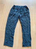 Monique van heist zijde broek M zijden silk, Maat 38/40 (M), Blauw, Monique van heist, Ophalen of Verzenden