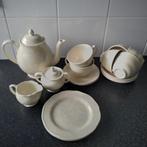 Wood & Sons damask geel servies met tulpenprint, Ophalen of Verzenden, Overige stijlen, Kop(pen) en/of Schotel(s)