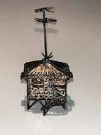 Vtg zilveren miniatuur huis poppenhuis geweven filigraan Arg, Antiek en Kunst, Antiek | Goud en Zilver, Ophalen of Verzenden, Zilver