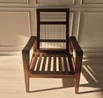 Vintage Deense Teak Lounge Fauteuil – Arne Wahl Iversen, Ophalen of Verzenden, Zo goed als nieuw, Hout
