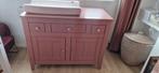 Roze hoge Commode kast met lades, Kinderen en Baby's, Kinderkamer | Commodes en Kasten, Ophalen, Gebruikt, 50 tot 70 cm, 100 cm of meer