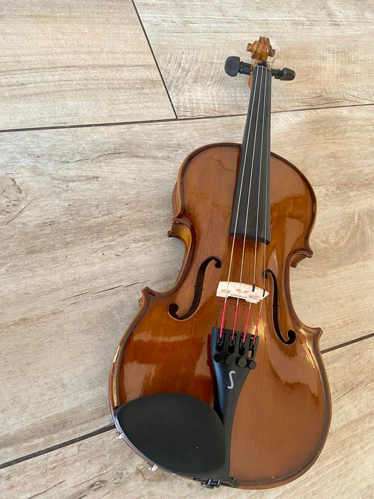 1/2 Viool met koffer en strijkstok - Kleine beschadiging, Muziek en Instrumenten, Strijkinstrumenten | Violen en Altviolen, Ophalen