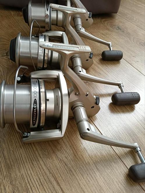Shimano Ultegra XT 10000 Molens - Set van 3, Watersport en Boten, Hengelsport | Karpervissen, Gebruikt, Molen, Ophalen
