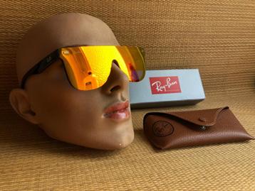 VINTAGE RAY BAN ORANGE MIRROR SUNGLASSES SIZE M/L NOS NIEUW beschikbaar voor biedingen