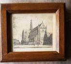 George KEENS (Hendrik Seegers) van de Grote markt Haarlem ., Antiek en Kunst, Kunst | Etsen en Gravures, Ophalen
