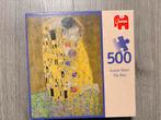 Jumbo Klimt De Kus Puzzel 500 Stukjes, Ophalen of Verzenden, 500 t/m 1500 stukjes, Zo goed als nieuw, Legpuzzel