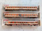 Fleischmann set van 3 wagons 8123/8124/8125, Gelijkstroom, Fleischmann, Wagon, Ophalen of Verzenden