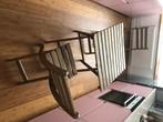 ASKHOLMEN Tafel+2 klapstoelen, buiten, donkerbruin, Tuin en Terras, Gebruikt, Hardhout, Tuinset, Ophalen