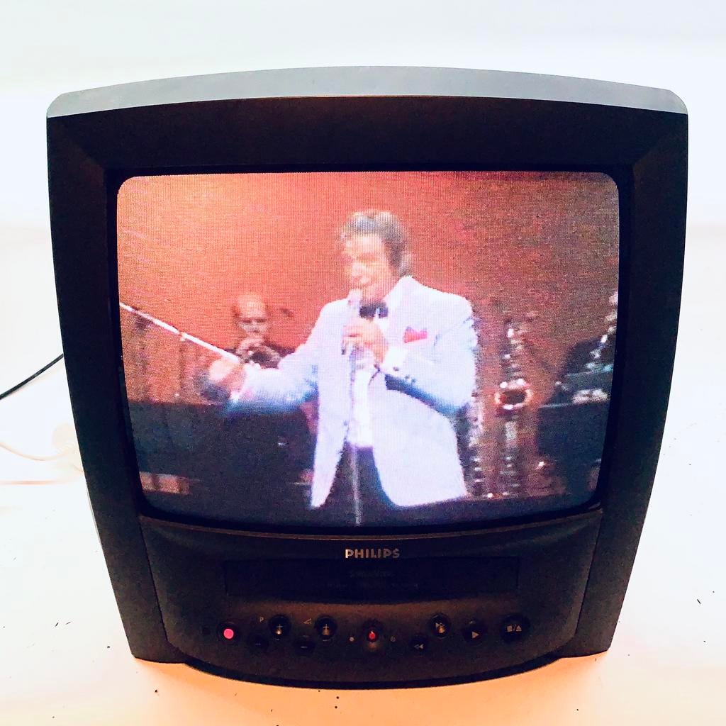 TVCR philips, Audio, Tv en Foto, Vintage Televisies, Ophalen of Verzenden, Gebruikt, Minder dan 40 cm, Philips