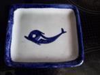 Antiel Schaaltje blauwe dolfijn, Antiek en Kunst, Ophalen of Verzenden