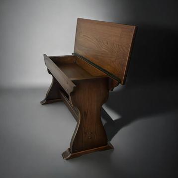 Vintage massief pianokruk Arts & Crafts-stijl – jaren ’80 beschikbaar voor biedingen