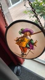 Glas in lood figuur ridder, Ophalen of Verzenden, Minder dan 100 cm