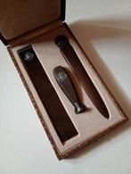 Lakstempel set Voorburg - briefopener boekenlegger - vintage, Ophalen
