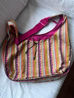 Fleurige multicolor tas met schouderband, Ophalen of Verzenden, Zo goed als nieuw, Roze, Overige typen