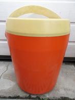 Vintage oranje Sunlight doos opbergbox, Verzamelen, Retro, Ophalen of Verzenden, Huis en Inrichting