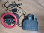 Gratis Logitech stuur en pedalen, Computers en Software, Joysticks, Ophalen, Gebruikt