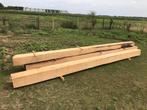 Eikenhouten balken 5 meter lang, Doe-het-zelf en Verbouw, Hout en Planken, Eiken, Nieuw, Ophalen of Verzenden, 50 mm of meer