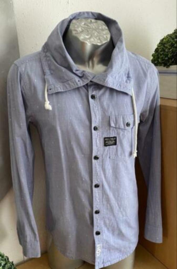 Core/Jack&Jones overhemd maat S, Kleding | Heren, Overhemden, Zo goed als nieuw, Halswijdte 38 (S) of kleiner, Blauw, Ophalen of Verzenden