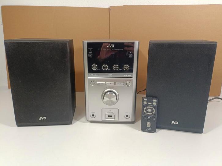 JVC UX-G303 Microset met speakers en afstandsbediening, Audio, Tv en Foto, Stereo-sets, Gebruikt, Cd-speler, Tuner of Radio, Speakers