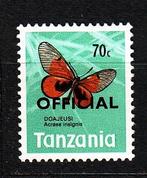 TSS Kavel 810027  Tanzania Pf vlinders  dienst, Ophalen, Tanzania, Postfris