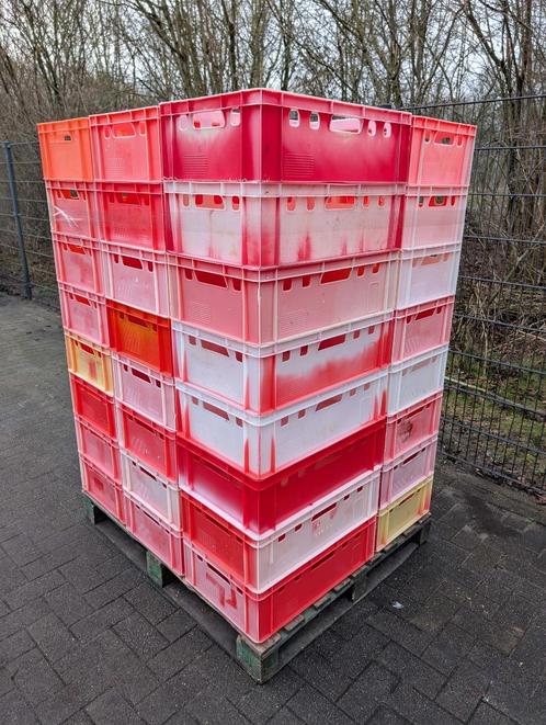 E2 kratten , 60x40x20 cm, gesloten. Palletactie: € 149,--, Doe-het-zelf en Verbouw, Kratten en Dozen, Gebruikt, Krat, 50 tot 75 cm
