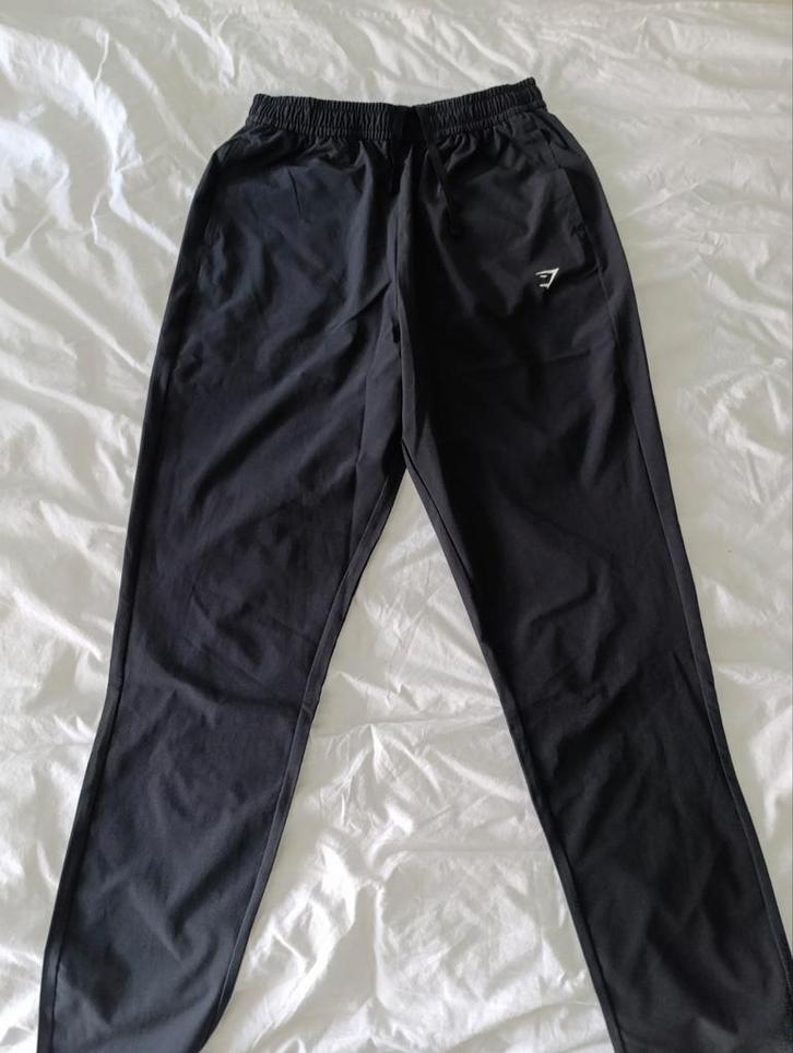 Gymshark dames trainingsbroek zwart maat S/M, Kleding | Dames, Sportkleding, Nieuw, Fitness of Aerobics, Maat 36 (S), Zwart, Ophalen of Verzenden
