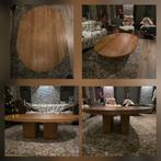 200 euro Luxe Design Salontafel Massief Eiken, Huis en Inrichting, Tafels | Salontafels, Ophalen