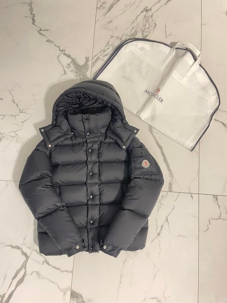Moncler Vezere Donsjas – Maat 1 (S), Kleding | Heren, Jassen | Winter, Nieuw, Maat 46 (S) of kleiner, Zwart, Ophalen of Verzenden