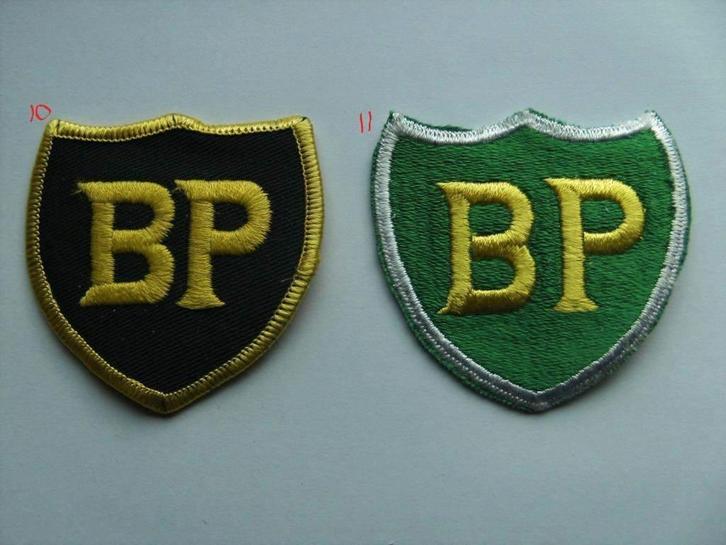 BP benzine olie vintage patch badge opnaai embleem mouw, Verzamelen, Automerken, Motoren en Formule 1, Nieuw, Auto's, Ophalen of Verzenden