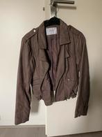 Leren jas. Maat S, Bruin, Vero Moda, Ophalen of Verzenden, Zo goed als nieuw