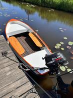 Tk grachtenboot motorboot sloepje staal 6 pk Suzukimotor, Watersport en Boten, Ophalen, Gebruikt, Motor en Techniek, Motorboot
