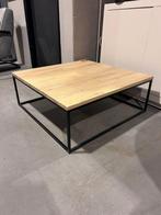 Salontafel hout !showroom uitverkoop!, Ophalen, 100 tot 150 cm, Nieuw, Metaal