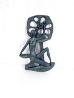 70s kunstwerk, vintage wandsculptuur, Verzenden, Huis en Inrichting