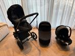 Cybex priam zwart met autostoel, Verstelbare duwstang, Zo goed als nieuw, Combiwagen, Ophalen