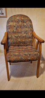 Licht eiken fauteuil GRATIS, Ophalen, Gebruikt, 50 tot 75 cm