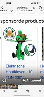 Electrieche houtklover, Ophalen, Zo goed als nieuw, Elektrisch, Overige typen