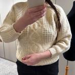 Handgemaakte Ierse trui Blarney Woollen Mills - Maat L, Verzenden, Beige, Maat 42/44 (L), Zo goed als nieuw
