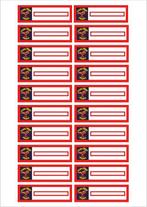 WURLITZER JUKEBOXEN, titelkaartjes voor 45 rpm, 3 logo's, Verzamelen, Ophalen of Verzenden, Nieuw, 1950 tot 1960, Wurlitzer