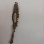 Vintage Macramé Thermometer, Huis en Inrichting, Woonaccessoires | Thermometers, Ophalen of Verzenden, Infrarood-thermometer, Gebruikt