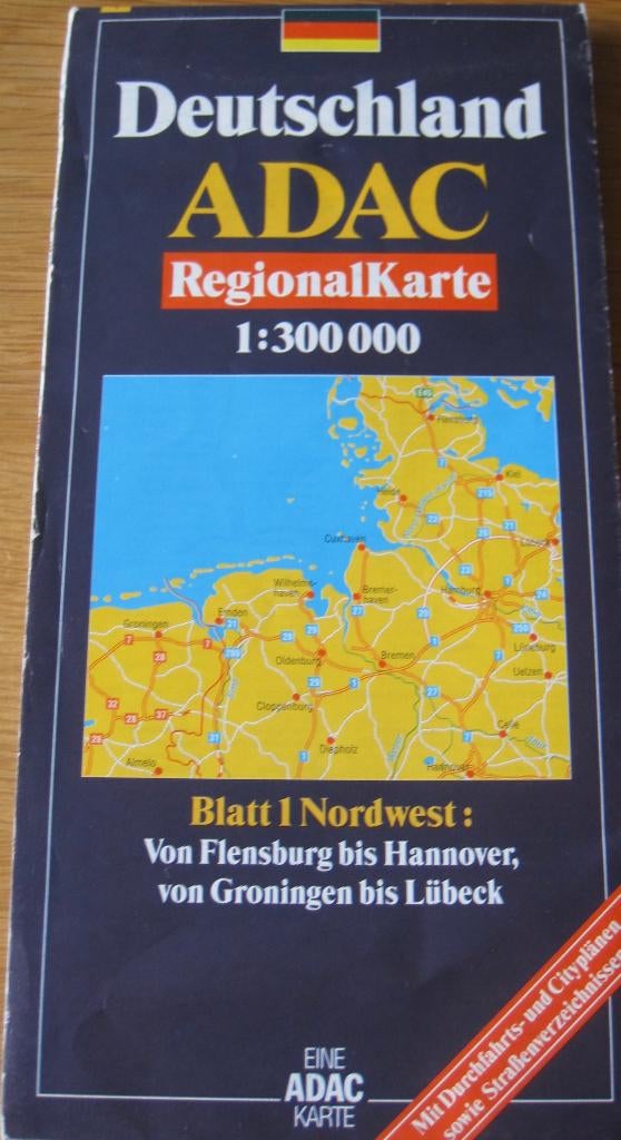 zes ADAC regio kaarten van Duitsland, Overige merken, Europa, Ophalen of Verzenden, Zo goed als nieuw