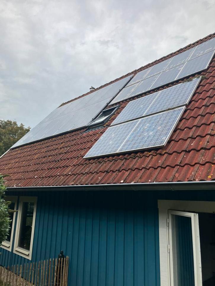 Zonnepanelen set van 12-8 en 4 stuks, Doe-het-zelf en Verbouw, Zonnepanelen en Toebehoren, Zo goed als nieuw, Ophalen