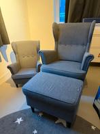 Ikea strandmon met voetenbankje, Ophalen, Minder dan 75 cm, Zo goed als nieuw, Stof